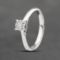 Second Hand 9ct White Gold 0.10ct Brilliant Cut Diamond Solitaire Ring 41383228