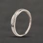 Second Hand 9ct White Gold Diamond Crossover Ring 41383250