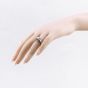 Second Hand 9ct White Gold 0.50ct Diamond Cushion Cluster Ring 41383318