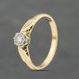 Second Hand Yellow Gold 0.10ct Diamond Solitaire Ring 41383365