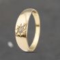 Second Hand Vintage 18ct Yellow Gold 0.05ct Brilliant Cut Diamond Dress Ring 41383440