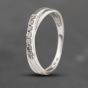 Second Hand 18ct White Gold 0.15ct Brilliant Cut Diamond Half Eternity Ring 41383602
