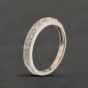 Second Hand 9ct White Gold 0.15ct Diamond Half Eternity Ring 41383688
