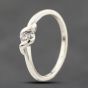 Second Hand 9ct White Gold 0.09ct Diamond Solitaire Ring 41383823