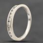Second Hand 14ct White Gold 0.20ct Brilliant Cut Diamond Channel Set Half Eternity Ring 41383829