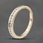 Second Hand 9ct Yellow Gold 0.25ct Brilliant Cut Diamond Half Eternity Ring 41383838