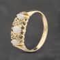 Second Hand Vintage 18ct Yellow Gold Opal & Diamond Dress Ring 41383860