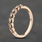 Second Hand 9ct Yellow Gold 0.10ct Brilliant Cut Diamond Half Eternity Ring 41383870