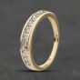 Second Hand Yellow Gold 0.20ct Diamond Half Eternity Ring 41384025