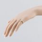 Second Hand Yellow Gold 0.20ct Diamond Half Eternity Ring 41384025