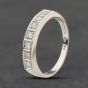 Second Hand 9ct White Gold 0.21ct Diamond Half Eternity Ring 41384066