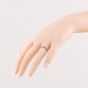 Second Hand 18ct White Gold 0.22ct Brilliant Cut Diamond Five Stone Ring 41384079