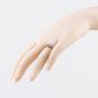 Second Hand 9ct Yellow Gold Tanzanite & 0.03ct Brilliant Cut Diamond Three Row Ring 41384163