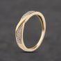 Second Hand Yellow Gold Diamond Crossover Ring 41384377
