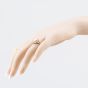 Second Hand 9ct Yellow Gold Diamond & Opal Oval Cluster Ring 41384728