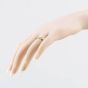 Second Hand 9ct Yellow Gold Diamond Swirl Dress Ring 41384742