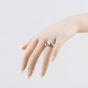 Second Hand Vintage 9ct Rose Gold Opal, Garnet & Diamond Dress Ring 41384773