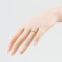 Second Hand 9ct Yellow Gold Sapphire & Diamond Half Eternity Ring 41384822