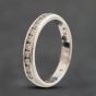 Second Hand Platinum 0.25ct Brilliant Cut Diamond Half Eternity Ring 41384945