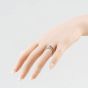 Second Hand 9ct White Gold 0.58ct Brilliant Cut Diamond Bridal Set Ring 41384967