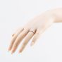 Second Hand 9ct Yellow Gold 0.35ct Brilliant Cut Diamond Half Eternity Ring 41384978