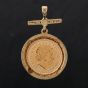 Second Hand Yellow Gold 2003 1/2 Sovereign Golden Jubilee Coin Keeper Loose Pendant 4139171