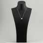 Second Hand 14ct White Gold 0.41ct Brilliant Cut Diamond Pendant & 17 Inch Trace Chain 4139399