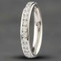 Second Hand Platinum 1.04ct Brilliant Cut Diamond Channel Set Full Eternity Ring 41481070