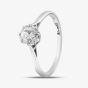 Second Hand Platinum 0.70ct Brilliant Cut Diamond Solitaire Ring 41481130