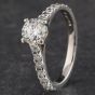 Second Hand Platinum 0.70ct Brilliant Cut Diamond Solitaire Ring 4148114
