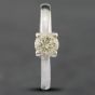 Second Hand Platinum Certificated 0.60ct Brilliant Cut Diamond Four Claw Solitaire Ring 41481152
