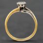 Second Hand Vintage Yellow Gold Brilliant Cut Solitaire Ring 41481153