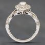 Second Hand 14ct White Gold Diamond Neil Lane Pear Shape Three Tier Cluster Ring 41481183
