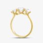 Second Hand 18ct Yellow Gold Certificated 1.71ct Brilliant Cut Diamond Three Stone Ring 41481473