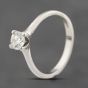 Second Hand Platinum 0.50ct Brilliant Cut Diamond Solitaire Ring 41481643