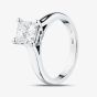 Second Hand Platinum Certificated 1.22ct Princess Cut Diamond Solitaire Ring 41481651