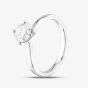 Second Hand Platinum Certificated 0.82ct Brilliant Cut Diamond 4 Claw Solitaire Ring 41481680