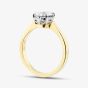 Second Hand 18ct Yellow Gold Certificated 2.05ct Brilliant Cut Diamond Round Solitaire Ring 41481722