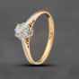 Second Hand Yellow Gold Diamond Solitaire Ring 41481725