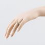 Second Hand 14ct Two Colour Gold Brilliant Cut Diamond Solitaire Ring 41481726