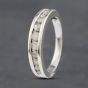 Second Hand 9ct White Gold 0.50ct Brilliant Cut Diamond Channel Set Half Eternity Ring 41481828