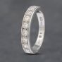 Second Hand 18ct White Gold 0.45ct Brilliant Cut Diamond 9 Stone Half Eternity Ring 41481836