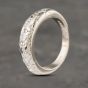 Second Hand 18ct White Gold 1.00ct Brilliant Cut Diamond Heavy Half Eternity Ring 41481841