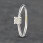 Second Hand 18ct White Gold 0.25ct Brilliant Cut Diamond Four Claw Solitaire Ring 41481870
