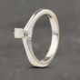 Second Hand 18ct White Gold 0.12ct Brilliant Cut Diamond Solitaire Ring 41481872