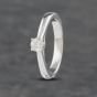 Second Hand Platinum 0.18ct Brilliant Cut Diamond Solitaire Ring 41481874