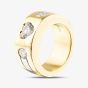 Second Hand 18ct Two Colour Gold 1.12ct Diamond Heart Three Stone Ring 41481928