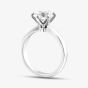 Second Hand Platinum Certificated 1.50ct Brilliant Cut Diamond Round Solitaire Ring 41481939