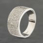 Second Hand 18ct White Gold 1.50ct Diamond Pave Set Wide Band Ring 41481948