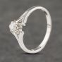 Second Hand 18ct White Gold 0.20ct Brilliant Cut Diamond Solitaire Ring 41481953